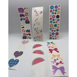 Mrs. Grossmans Mixed Sticker Lot 6 sheets 1990-1991 As Is Vintage PreOwned